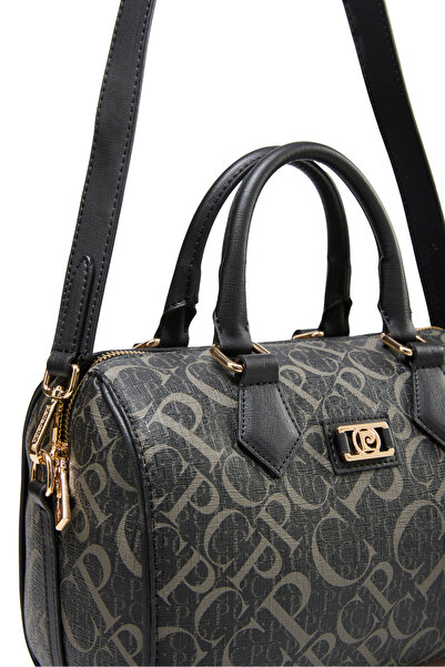 Pierre Cardin Monogram Siyah Kadın Omuz Çantası 05PO25Y2521