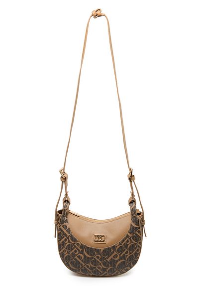 Pierre Cardin Monogram Brown Women's Cross Shoulder Bag 05Po25Y2517
