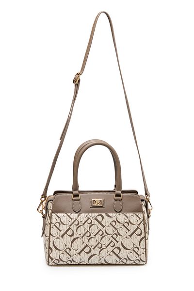 Pierre Cardin Monogram Gold Women's Shoulder Bag 05Po25Y2520