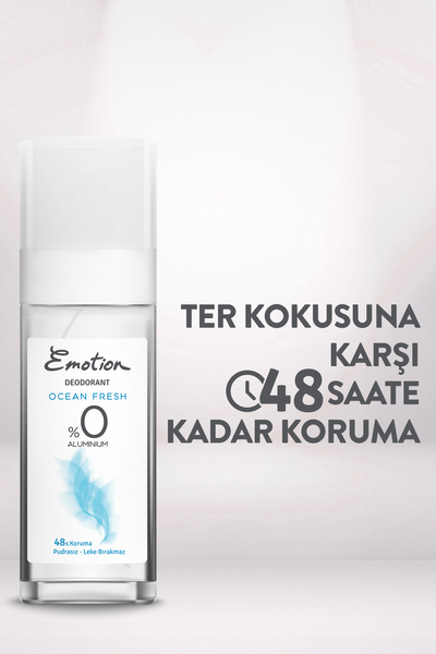 Emotion Ocean Fresh Pump Sprey Kadın Deodorant 6x100 Ml