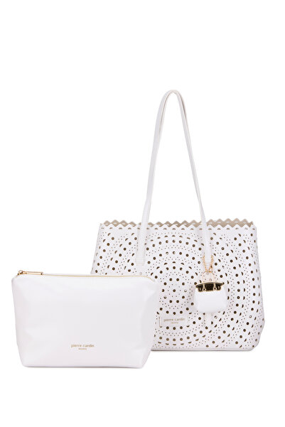 Pierre Cardin White Women's Shoulder Bag 05Po25Y956