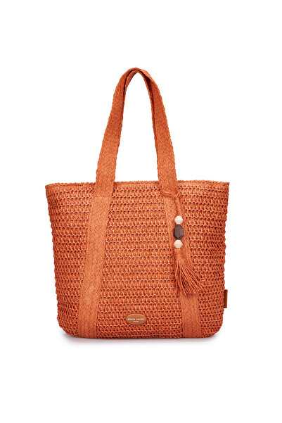 Pierre Cardin Mercan Women's Straw Shoulder Bag 05Po25Y3524