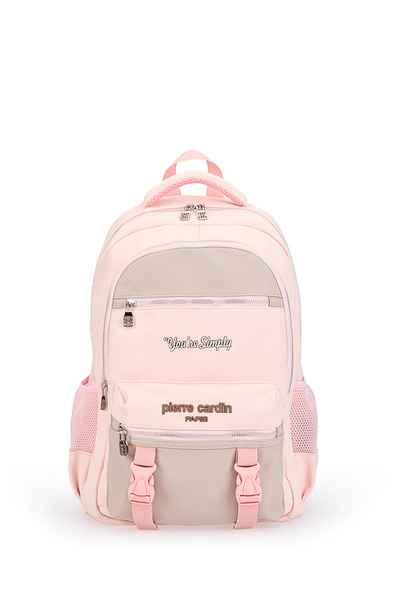 Pierre Cardin Pink Children's School Backpack 07Pc1591