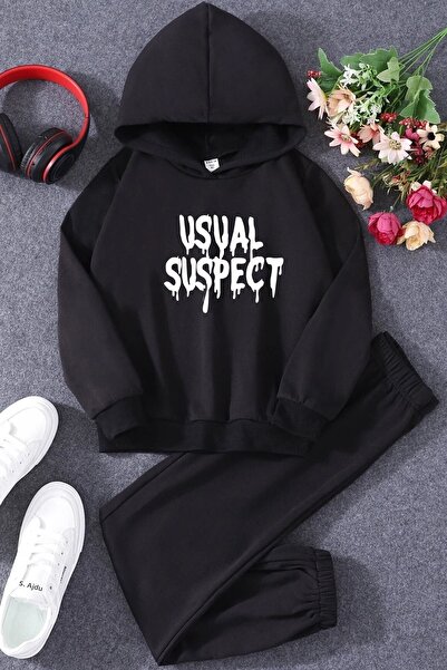 Muwen Butik Set de trening pentru copii obișnuit suspect