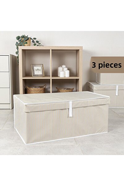 Pazar Kapısı Многофункционална органайзерна кутия от 3 части Mega Plus Brown