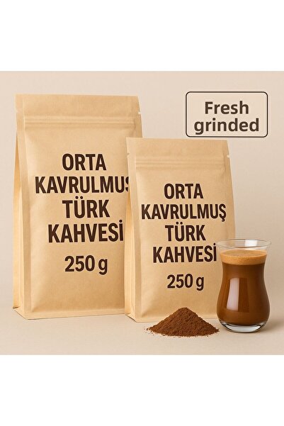 Hepyek قهوة توريديك بوجوكاسا متوسطة التحميص التركية 250 جرام × 2 عبوة - طازجة...