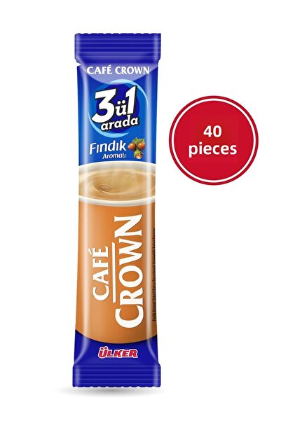 Cafe Crown 3 في 1 مكسرات 40 قطعة