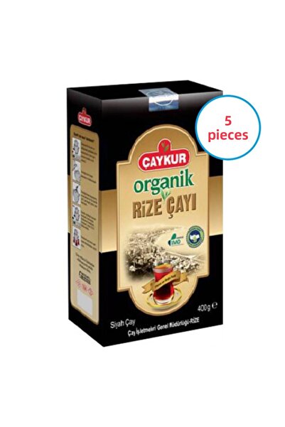 Çaykur شاي ريزي عضوي 400 جرام - 5 قطع