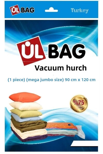 ÜLBAG (1 Piece) (Mega Jumbo Size) 90 cm X 120 cm Double Quilt Vacuum Bag Vacuum Bag