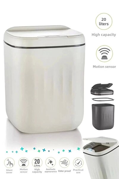 Clevora Smart Sensor Trash Can 20L - Uv Light & Odor Proof Automatic Kitchen Trash Can