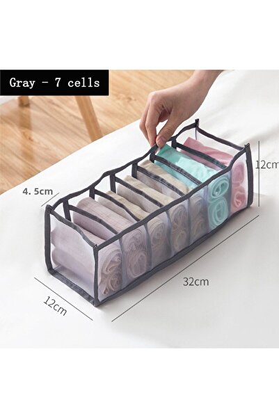 Choice صندوق تخزين للملابس الداخلية والسراويل قابل للطي من النايلون مكون من 7 أدراج لتخزين الملابس الداخلية في السكن الجامعي
