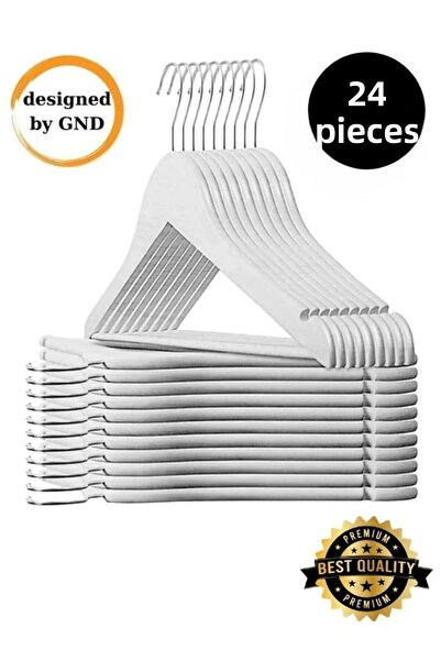 BabyLondy 24 قطعة - فستان أبيض عالي الجودة مصنوع من البلاستيك بمظهر خشبي