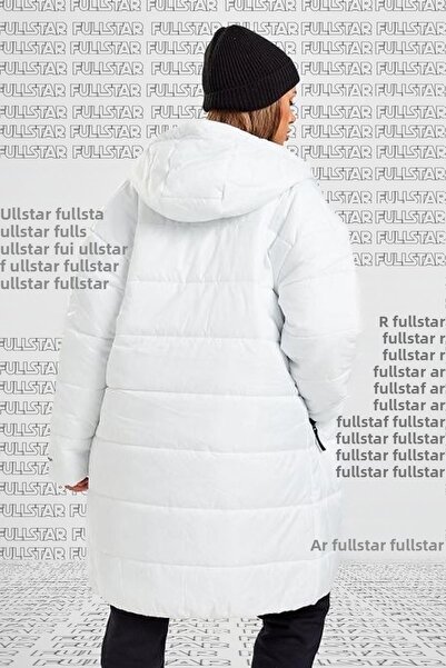 Nike Therma Fit Repel Synthetic Fill Parka Femei Long Midi Hooded Coat White