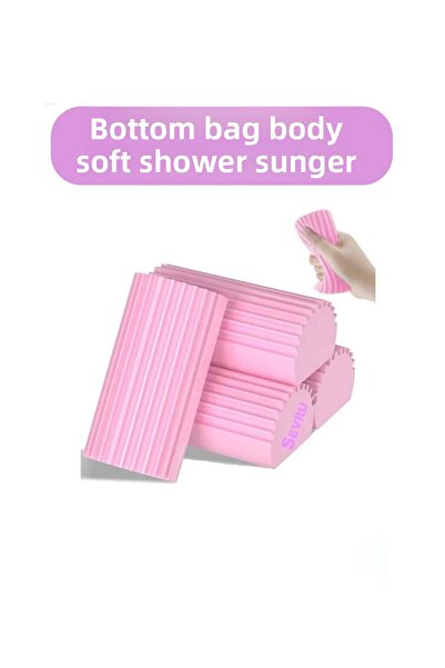 SEVRU إسفنجة استحمام جديدة للجسم للحمام السحري الرطب، إسفنجة Pva سحرية فائقة ...