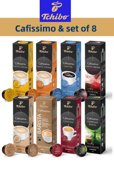 Tchibo Cafissimo 8-Piece Coffee Set 8x10