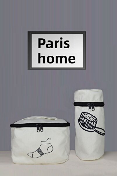 Paris Home 1 τεμ. βούρτσα μαλλιών 1 τεμ. κάλτσα οργάνωσης οργάνωσης ντουλάπα Βαλίτσα ταξιδιού Valise organizer