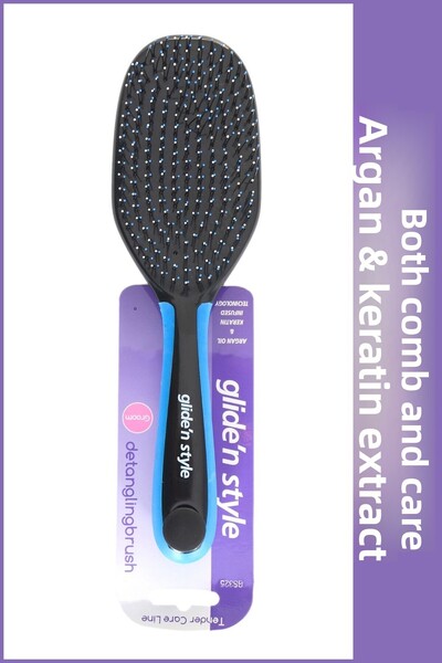 Glide'n Style Argan & Keratin Extract Hair Brush Gs325