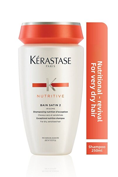 Kerastase شامبو مغذي للشعر الجاف من نوتريتيف باين ساتين رقم 2، 250 مل