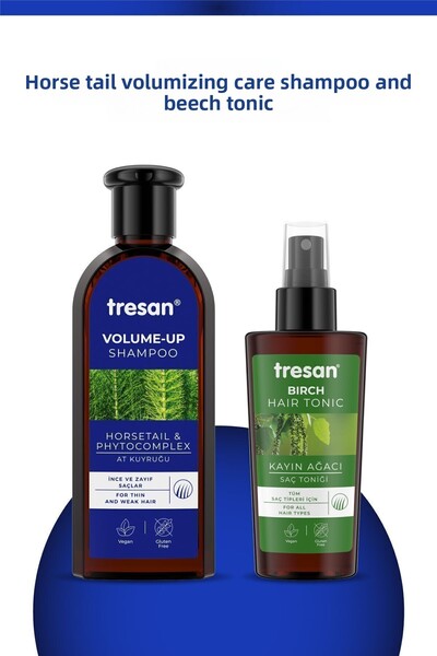 Tresan 300ml Tresan K.wood Extract Volumizing Care Shampoo - 125 Ml Hair Tonic