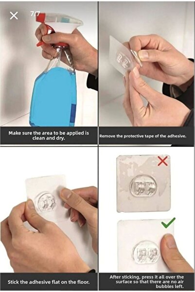 METALAY قطعة واحدة من رف الحمام اللاصق - منظم حامل شامبو الدش على الحائط