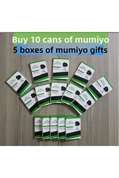 MUMİA MUMİYO İÇEREN TAKVİYE EDİCİ GIDA موميو شيلاجيت اشترِ 10 علب واحصل على 5...