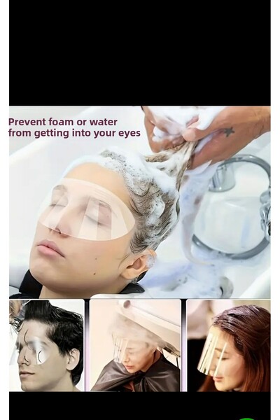 Marmara Vagceilmezsac for Hairdressers Face Protector during Cutting 10 Pieces Transparent Unisex from Hair to Water