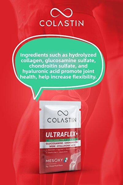 Colastin Ultraflex+ Sachet - Collagen 1-10 Knitted - 30 Sachets X 8 Grams