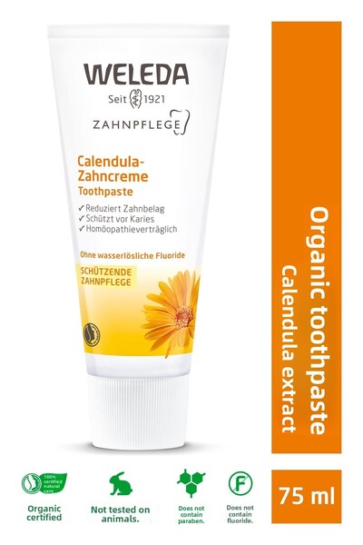 Weleda معجون أسنان عضوي بخلاصة الآذريون 75 مل