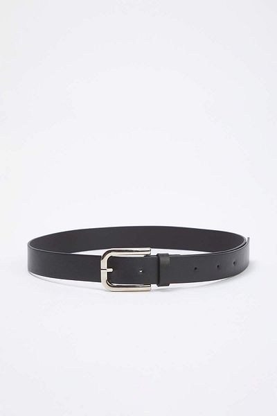 Trendyol Collection Μαύρη-Ταν Ζώνη 2 Συσκευασιών Δερμάτινη εμφάνιση
