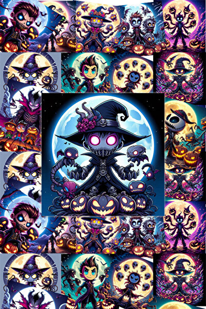 Pink Swan Craft 12 komada anime stila Halloween dječji spomenar bullet journa...