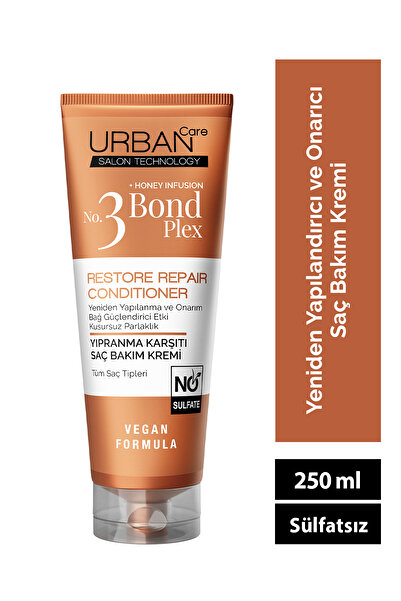 Urban Care No.3 Bond Plex Restore Repair Yıpranma Karşıtı Saç Bakım Kremi-250 ml-vegan