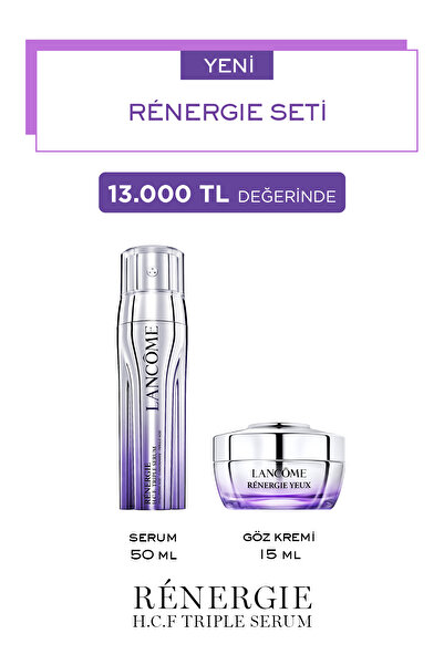 Lancome Renergie Triple Serum Hyalüronik Asit, C Vitamini Niasinamid, Ferülik...