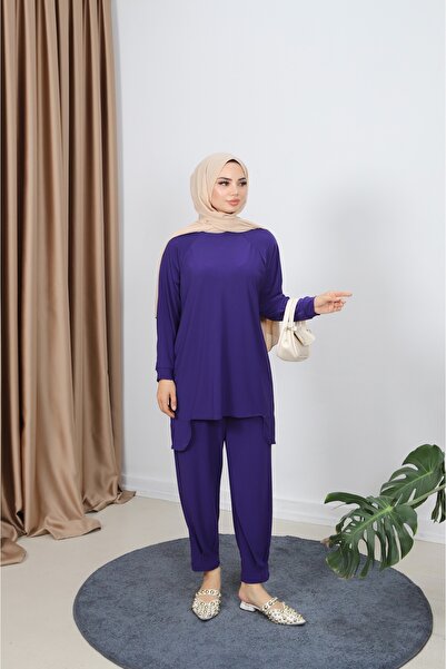 NİSUM MODA Biyeli Şalvar Takım