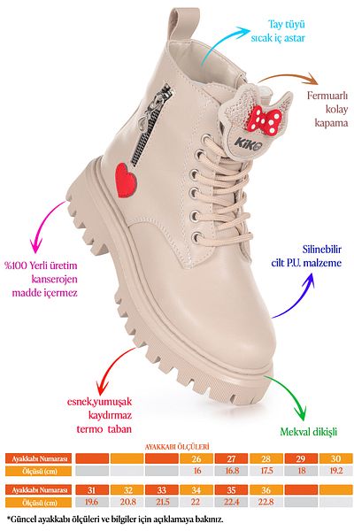 Kiko Kids Pantofi de barca pentru fete Bella Daily cu fermoar