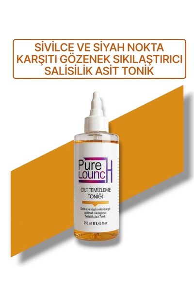 Purlounch Siyah Nokta Karşıtı Gözenek Sıkılaştırıcı Salistik Asit Tonik 250 ml