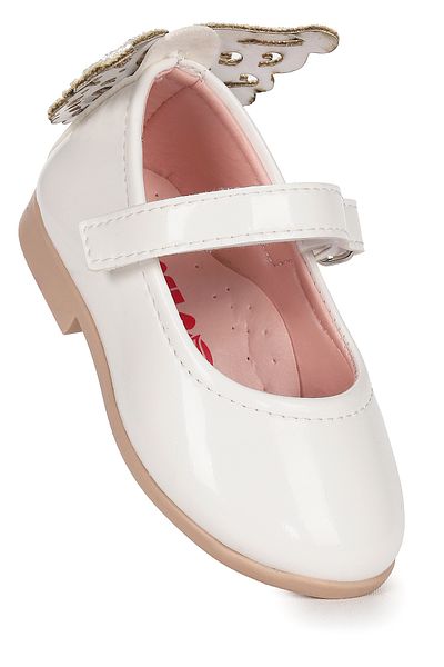 Kiko Kids Friga Mirror Butterfly Velcro Baby Girl Ballerina Shoes