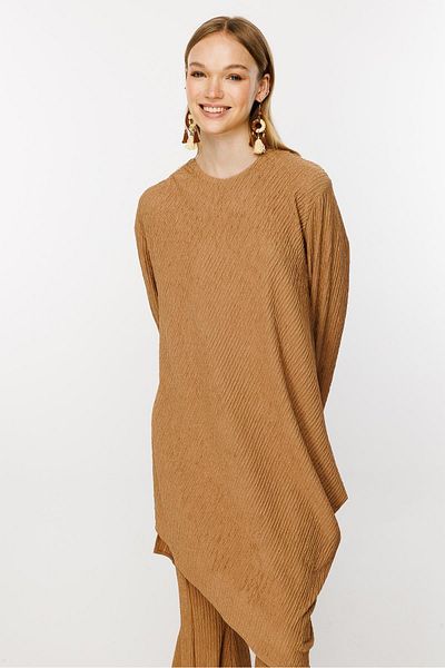 Ghisa Asymmetric Suit Coffee