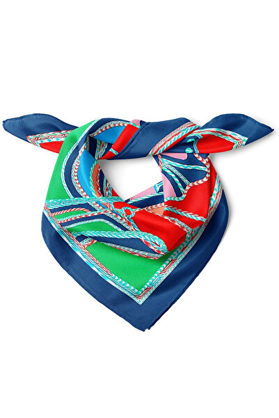 nehir eşarp At Desen Fular Bandana 50x50 Cm