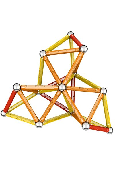 GEOMAG ألعاب بناء مغناطيسية متوهجة بالألوان، 64 قطعة