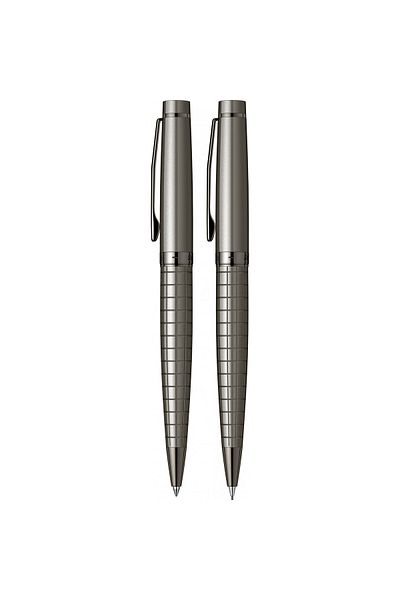 Scrikss 38 Ballpen + Versatile Double Set Carbon Gray (Lifetime Warranty-Luxury Boxed)