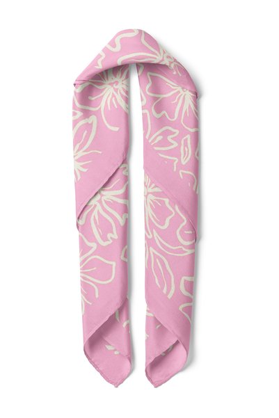 nehir eşarp Bandana Esarfa Model Flori 50x50 Cm