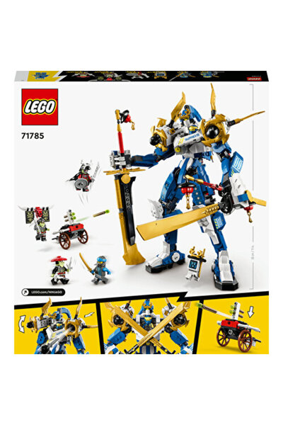 LEGO ® NINJAGO® Jay’in Titan Robotu 71785 -9 Yaş ve Üzeri Çocuklar için Oyuncak Yapım Seti(794 Parça)