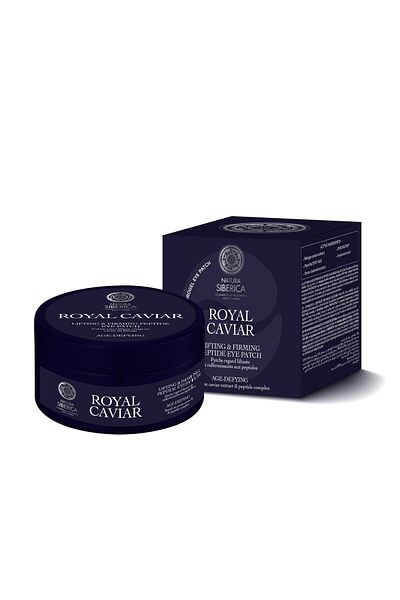 Natura Siberica Royal Caviar Lifting & Firming Peptide Eye Patches, 60 Pcs