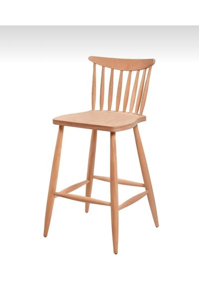 Ert ahşap Ahşap Ham Bar Sandalye