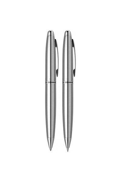 Scrikss 88 Ballpen + Versatile Double Set Chrome (Lifetime Warranty-Luxury Boxed)