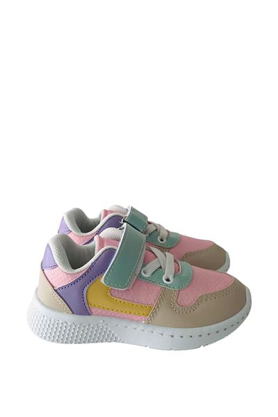 Stella Pendenza Cream Kids Children's Unisex Sneakers Sports Shoes Velcro Laced Kp-9501