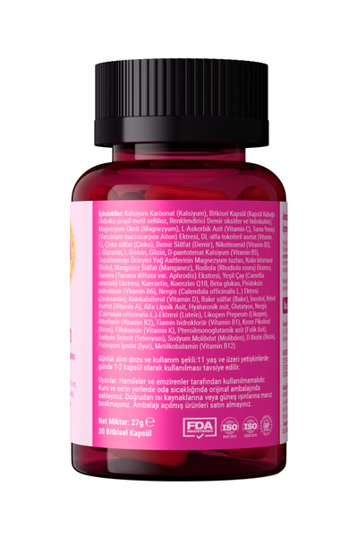 anocin Multivitamin Kadın 41 çeşit ile TR'de İLK - ( Woman Multivitamin & Mineral Complex)