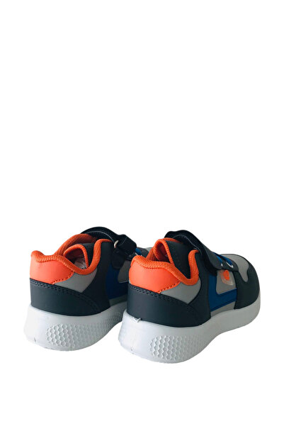 Stella Pendenza Gri Kids Çocuk Unisex Sneakers Spor Ayakkabı Cırtlı Bağcıklı KP-9500