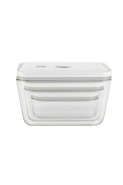 ZWILLING Fresh & Save Vacuum Glass Storage Container Set S/M/L Gray
