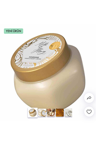 Oriflame Milk & Honey Gold Besleyici Ballı El & Vücut Kremi-250 ml Yeni Ambal...